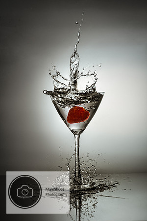 Splashing Strawberry